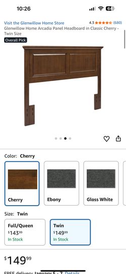 Twin size head board