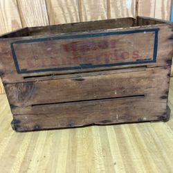 Vintage Wooden Cranberries Crate