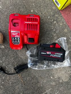 8.0 red forge with fast charger new