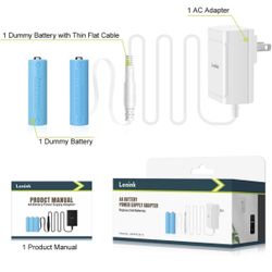 AA Battery Power Supply Adapter