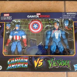 Marvel Legends Captain America Vs Venom