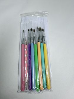 Gel Nail Art Brush Set 7 Pcs with Dotting Tool – Modelones
