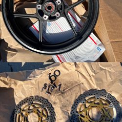 2007-2012 Zx6r Rotor And Wheel