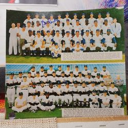  Autographed Glenn Beckert 1966 CUBS &SOX Team 8X8.5 W/ coa & copy photo of signing 