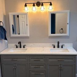 Bathroom Vanity With Mirrors And Lights