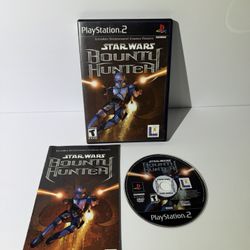 Star Wars: Bounty Hunter Sony PlayStation 2, 2002, Complete In Box, Tested