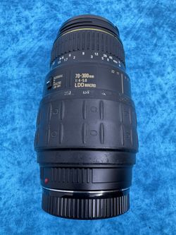 Quantaray Tech-10 NF 70-300 mm 1:4-5.6 LDO Macro Camera Lens For Nikon AF DEFECT