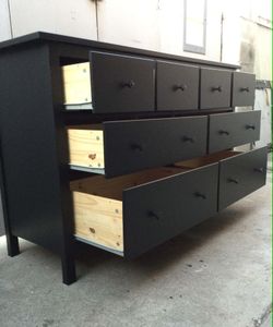 IKEA Black dresser. Great Condition!! 👍 (( Tall 38" Long 63" Deep 19.5"))