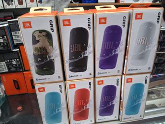 Jbl personal Bluetooth speakers GRIP.  Rechargeable.  Waterproof.  Brand new