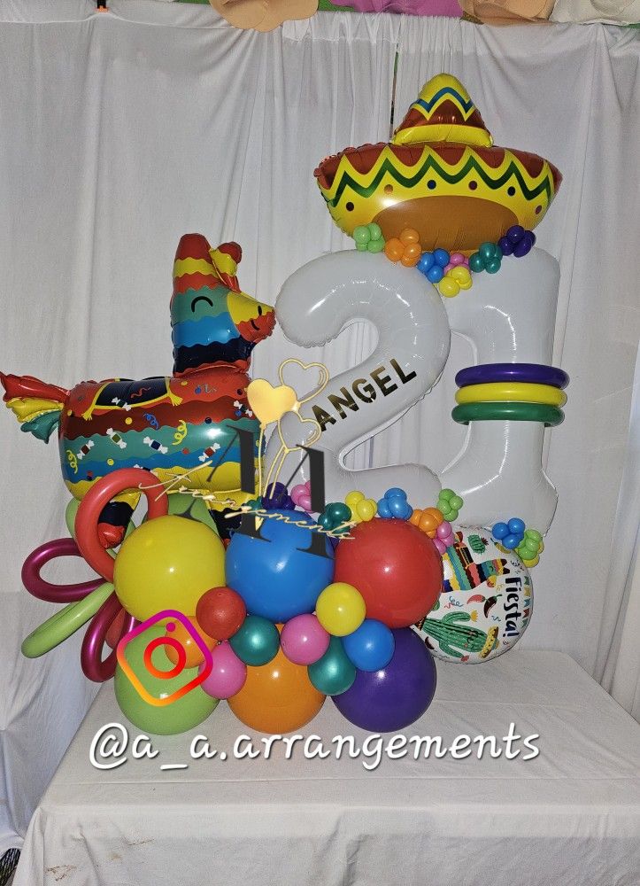 Fiesta Balloons Bouquet