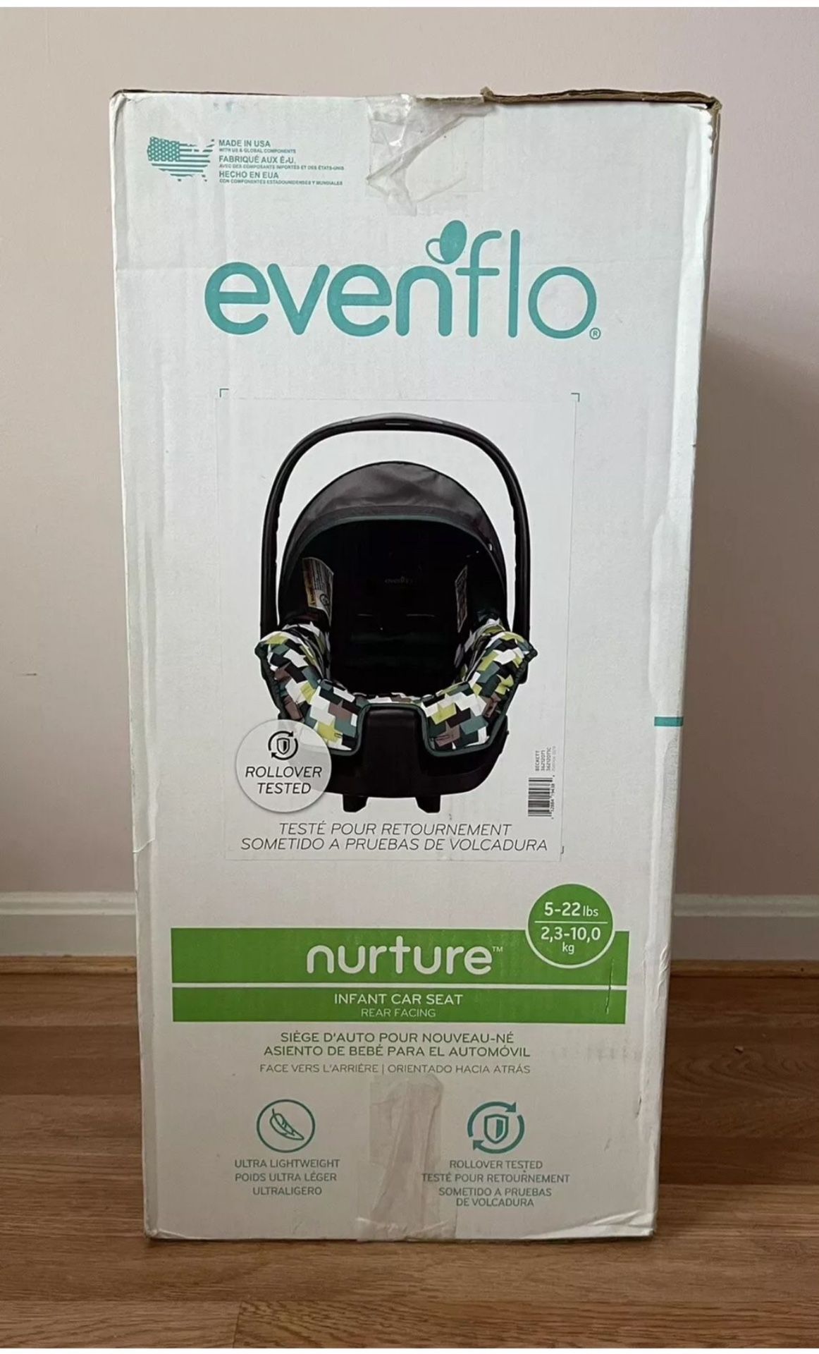 *BRAND NEW* Evenflo Nurture Infant Car Seat - Beckett