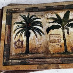 Vintage Tropical Mats (6) Total
