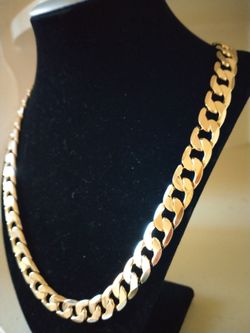 Gold Deep Plated Necklace Chain Jewelry