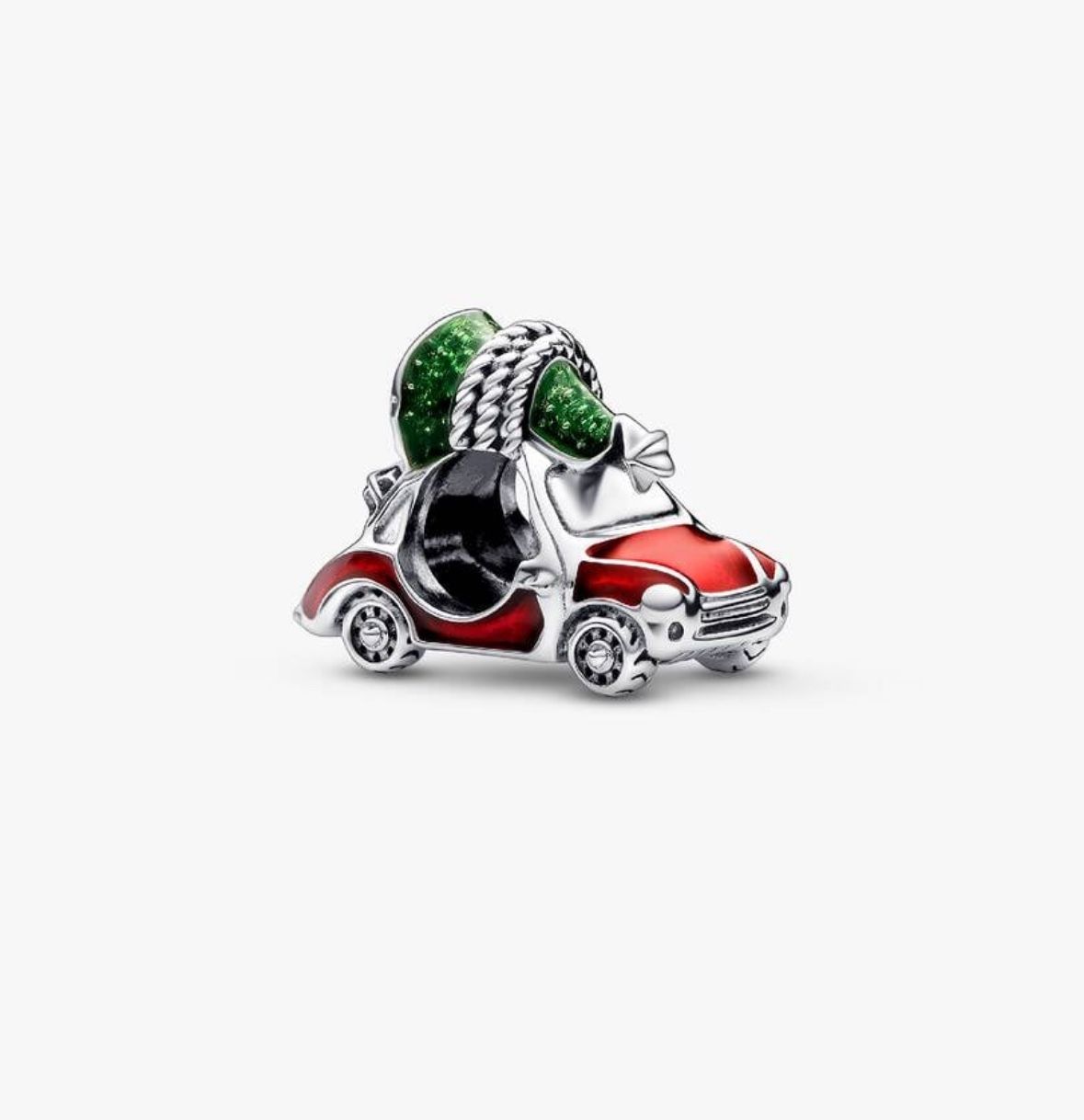 Festive Car & Christmas Tree Charm