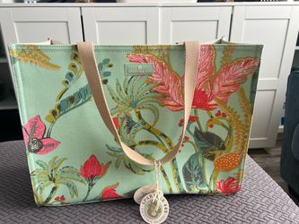 Spartina 449 floral tote bag