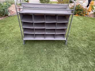 shoes rack 34”x12”x33”