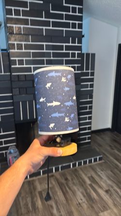 Small shark lamp