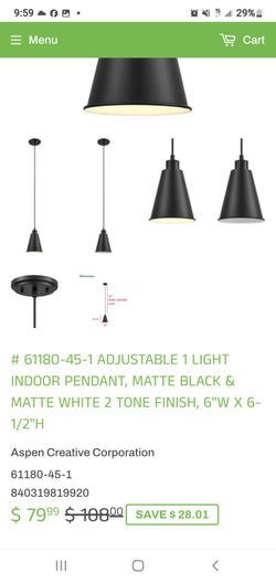 Double metal ceiling lighting