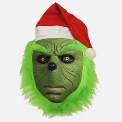 Latex Mask Horse Green Monster Santa Claus for Christmas, Halloween & Holiday