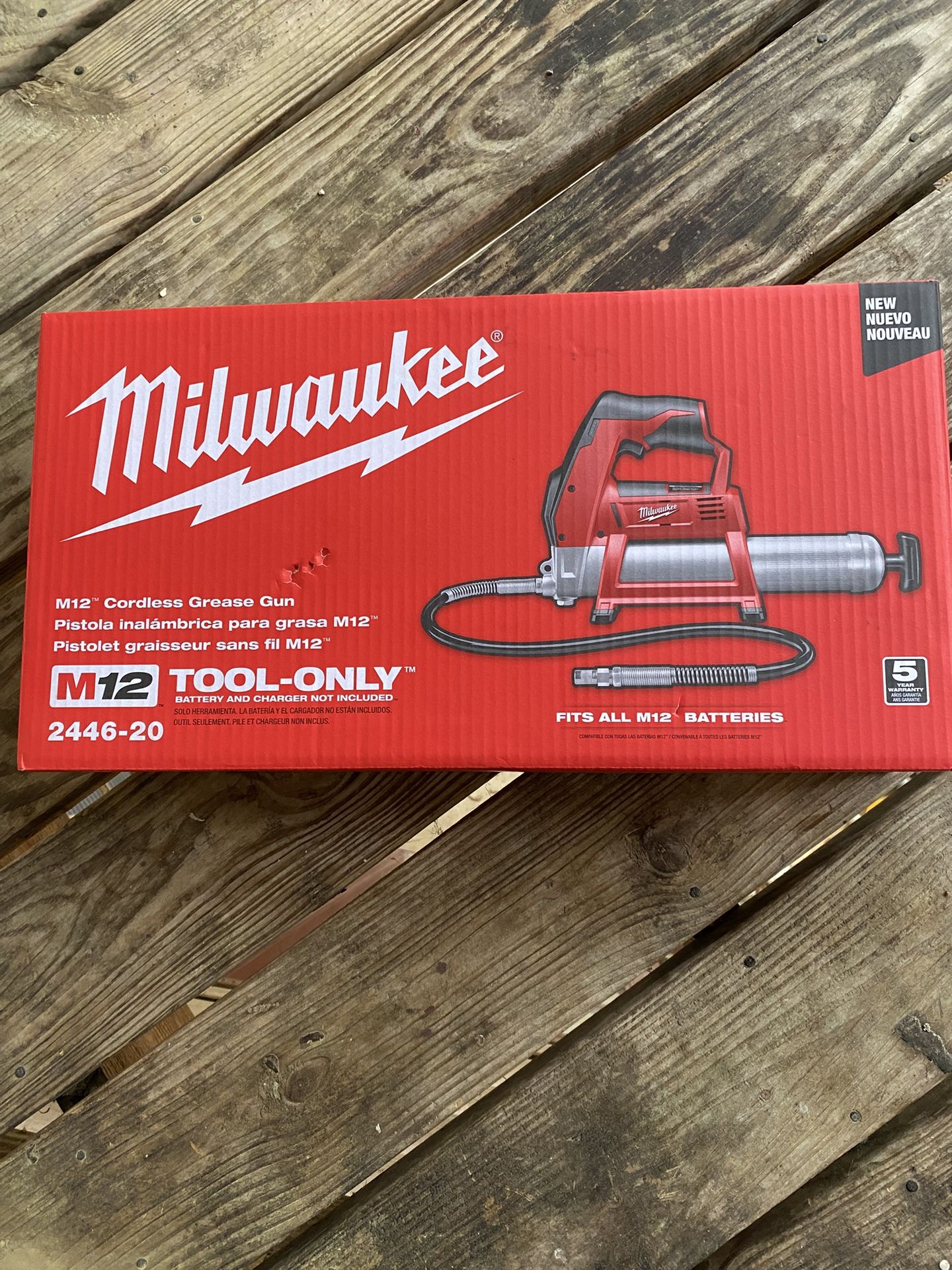 M12 Cordless Grease Gun