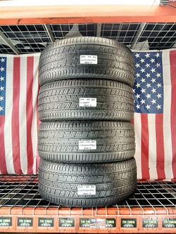 ✔️ Set of 4 Used Tires 265/45R20 CONTINENTAL CROSSCONTACT P265/45R20 MERCEDES BENZ SUV BMW AUDI PANAMERA 265 45 20