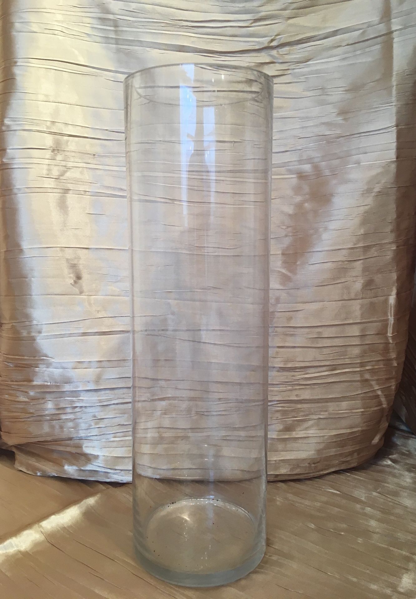 27 Pieces Of 20inch Tall Glass Cylinders. They have a 5&3/4inch Opening $20 Each
