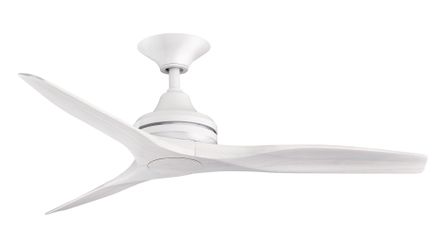 NEW! FANIMATION Showroom Collection Spitfire 48″ Matte White Ceiling Fan