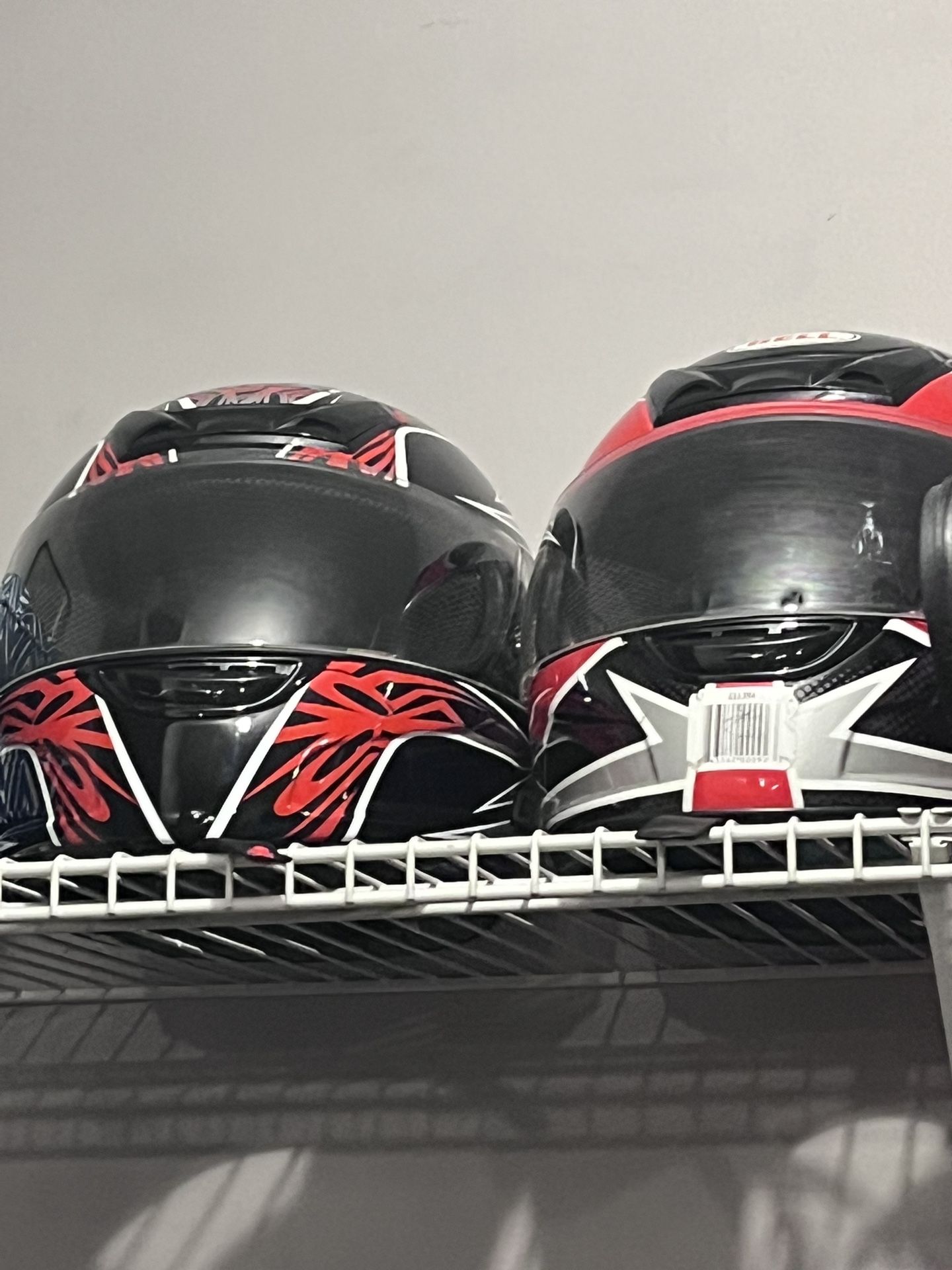 2 Snowmobile Helmets