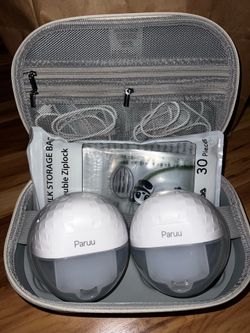 Paruu P16 Hands-Free Wearable Electric Pump + Momcozy Case