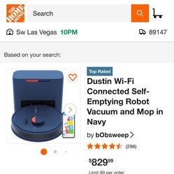 Robot Vacuum Mop Brand New Sealed $490