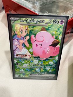 Lillie's Clefairy ex journey together pokemon obo