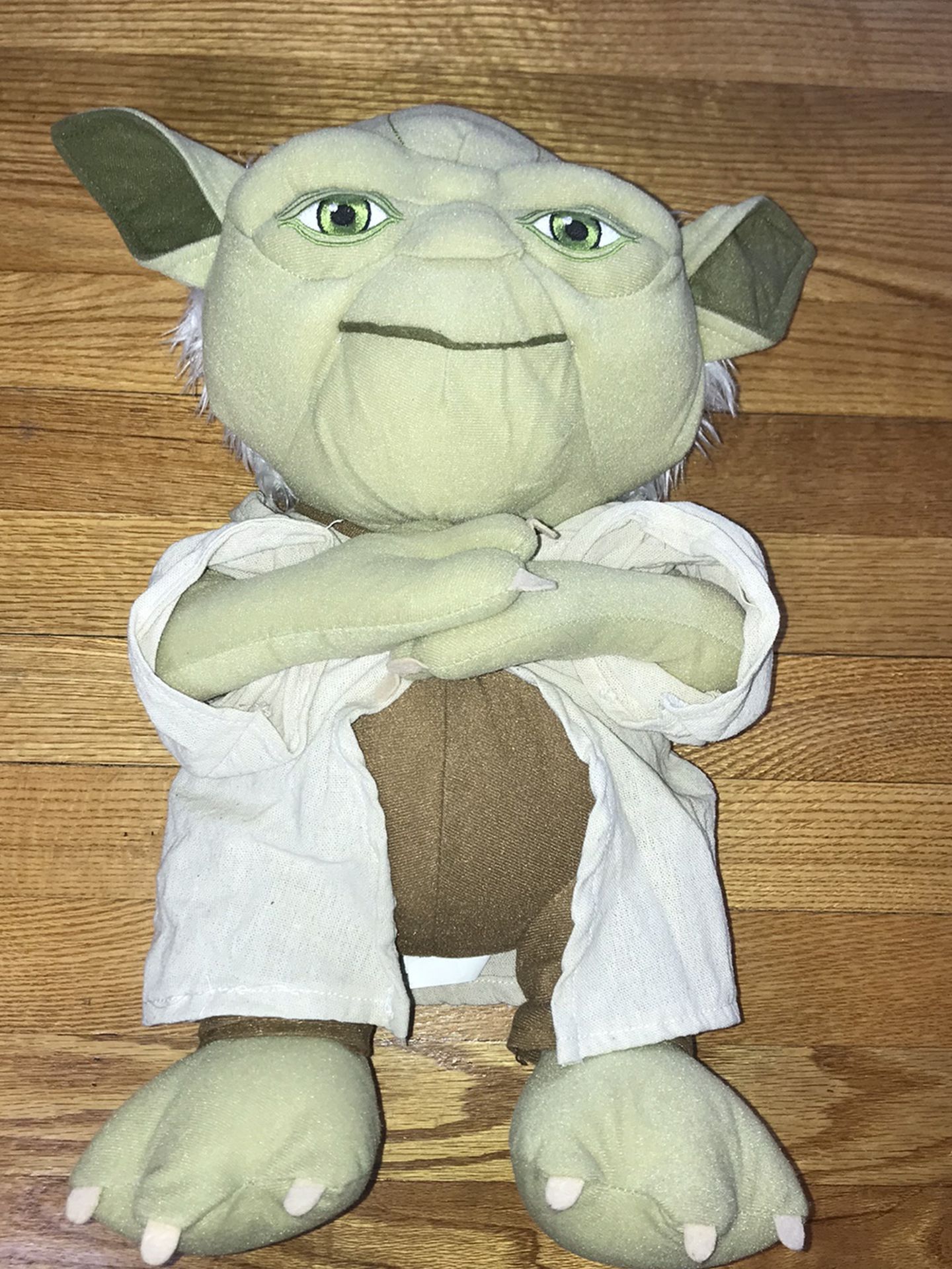 Star Wars Master Yoda Plush 18" Disney Store stuffed animal plushie Doll