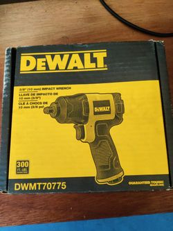 DeWalt 3/8 impact Wrench DWMT70775