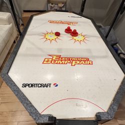 Sportcraft Electronic Bump-Pair Air Hockey Table 