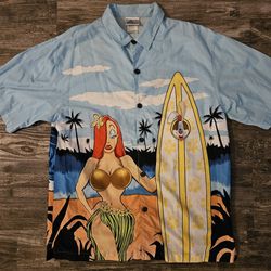 Disney Roger Rabbit, Jessica Hawaii Button Shirt