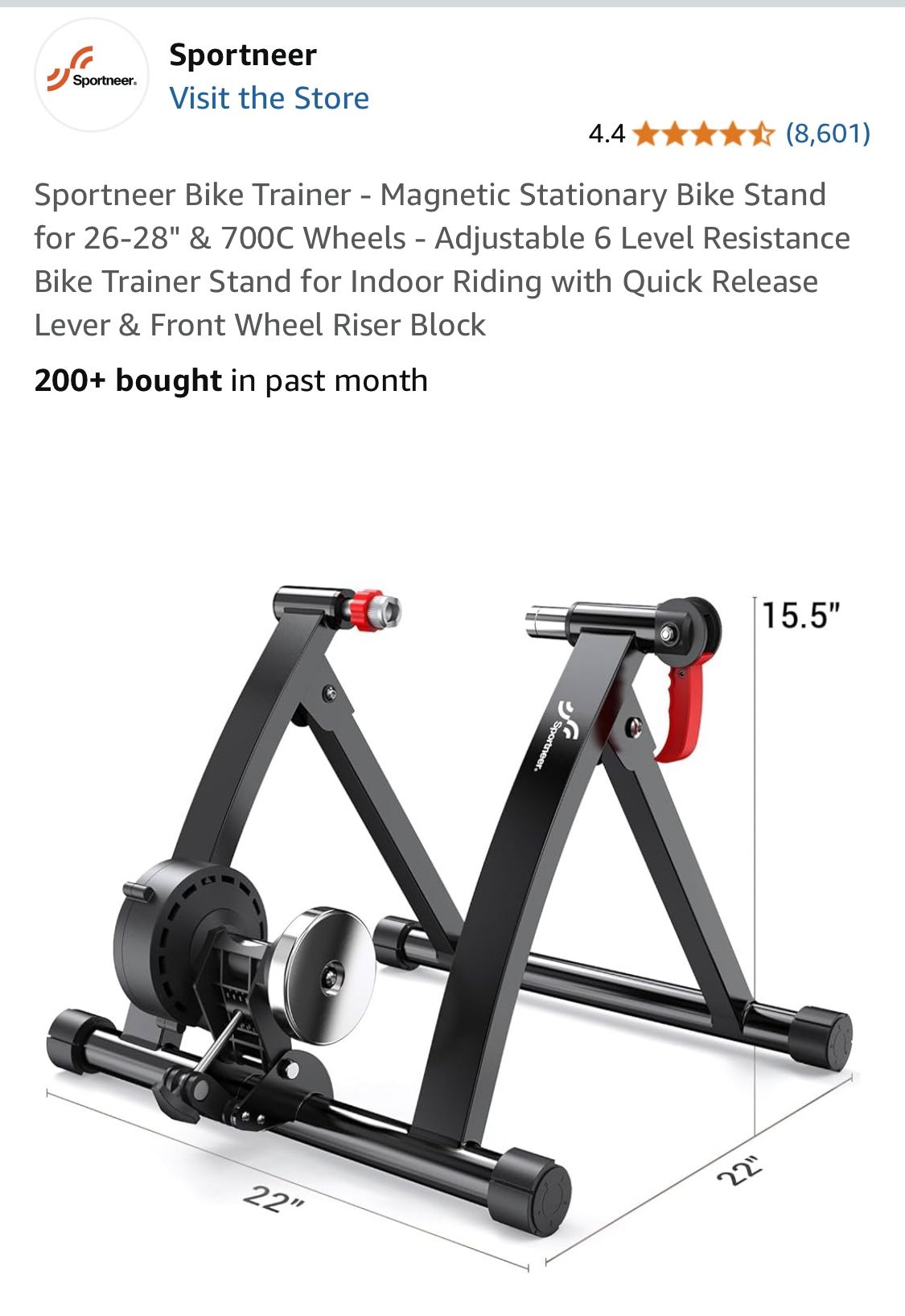 Sportneer Bike Trainer