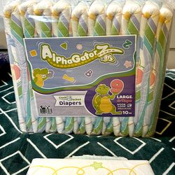 ABU AlphaGatorZ  Diapers - Large (Size 9)