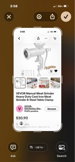Vevor manual meat grinder#8