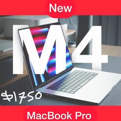 New Apple 14” MacBook Pro M4 Laptop 24gb ram 1TB SSD  Memory Silver |High Spec For Videographer-Photographer Editor After Effects Adobe suite   