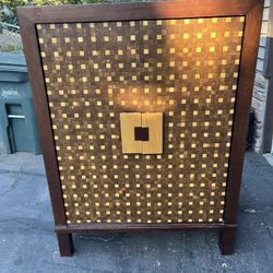 70s Hipster Wood Armoire