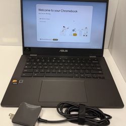 ASUS CM1402CM2A 14" Chromebook - 180*/ MediaTek 520/ 4GB/ 64GB Laptop + Charger