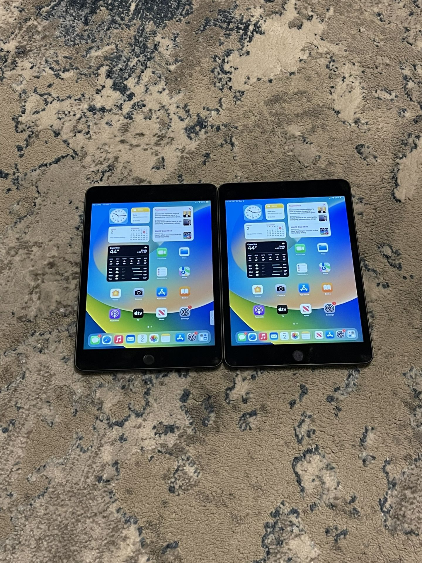 2 iPads mini 5-WiFi /Cellular Unlocked