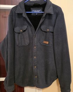 Free M fleece lined shirt jacket