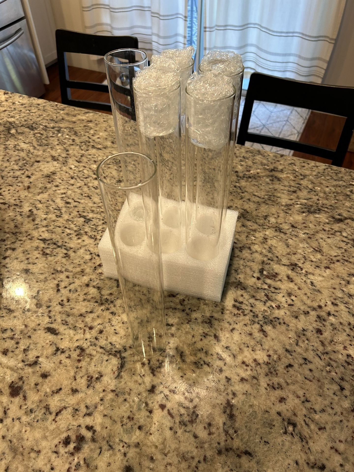 Glass Candle Holder.