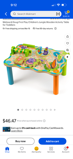 Melissa and Doug activity table