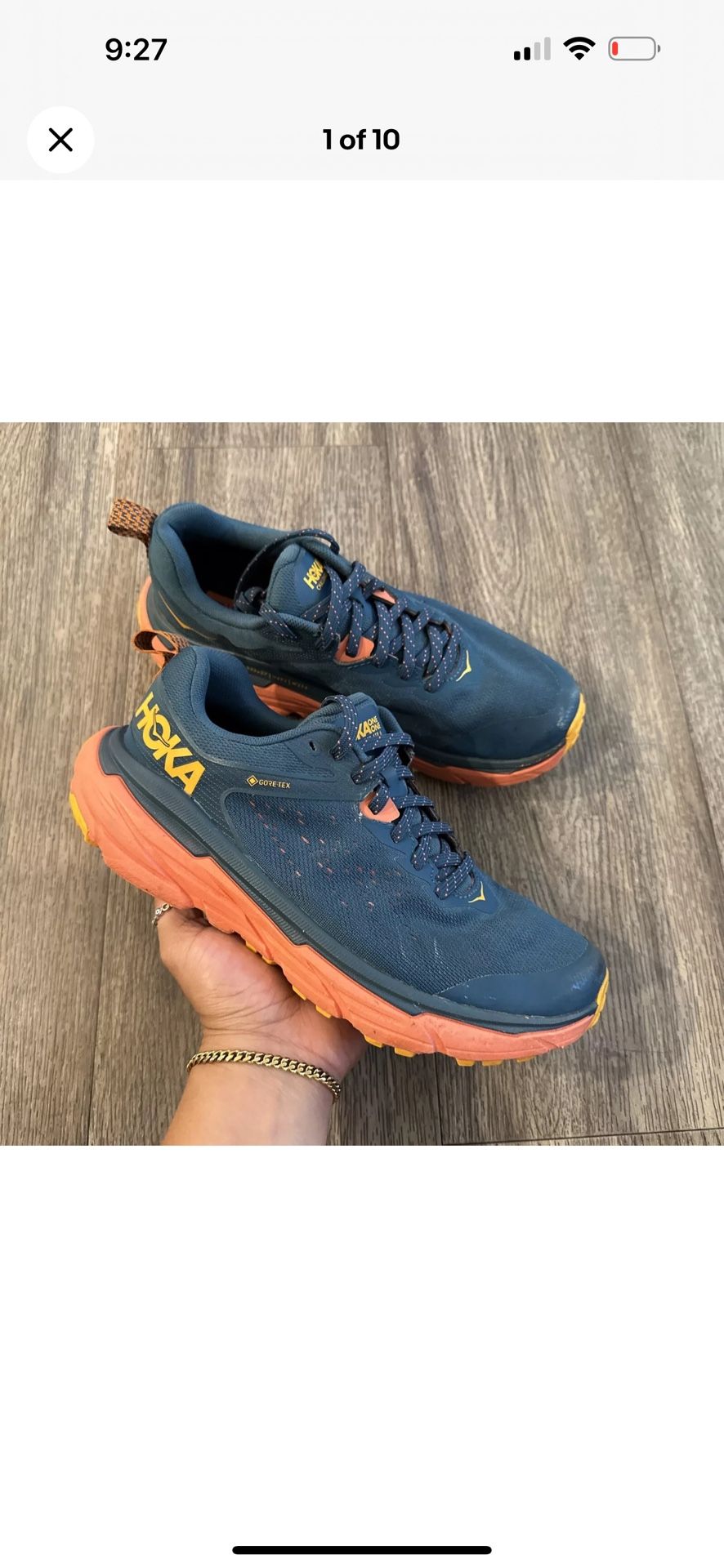 Hoka One One Womens Challenger ATR GTX 1116878 Blue Running