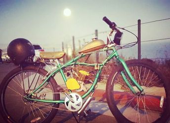 Motorized Bike, engine broken in. Custom paint,