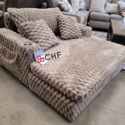 Fabric  2 Arm Chaise Sofa  - Limited Time Offer 