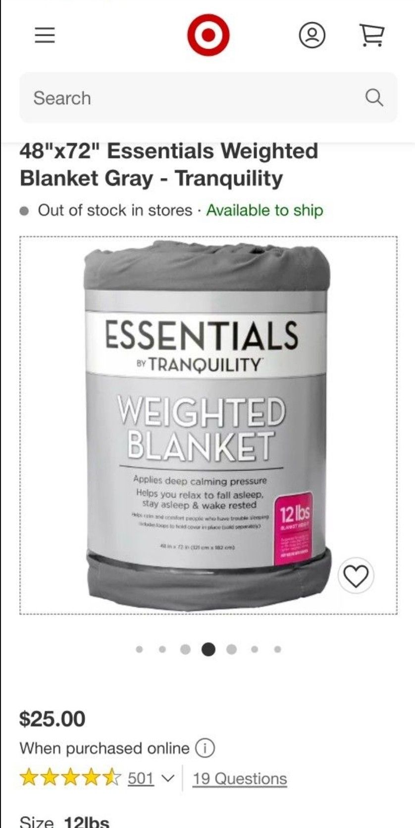 Weighted Blanket Gray