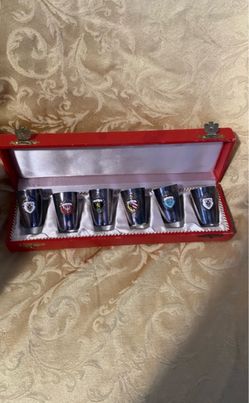 Vintage Silver German Shot glasses